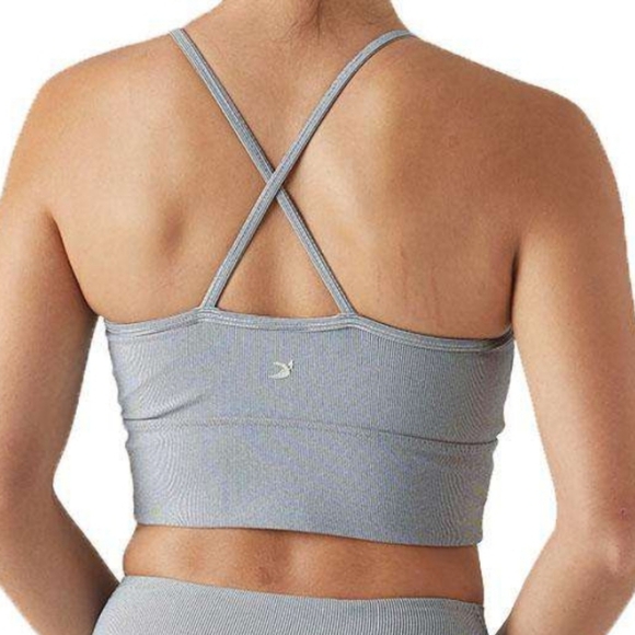 Glyder, Pinstripe Sports Bra (Black/White), Size‎ XS - Picture 4 of 5